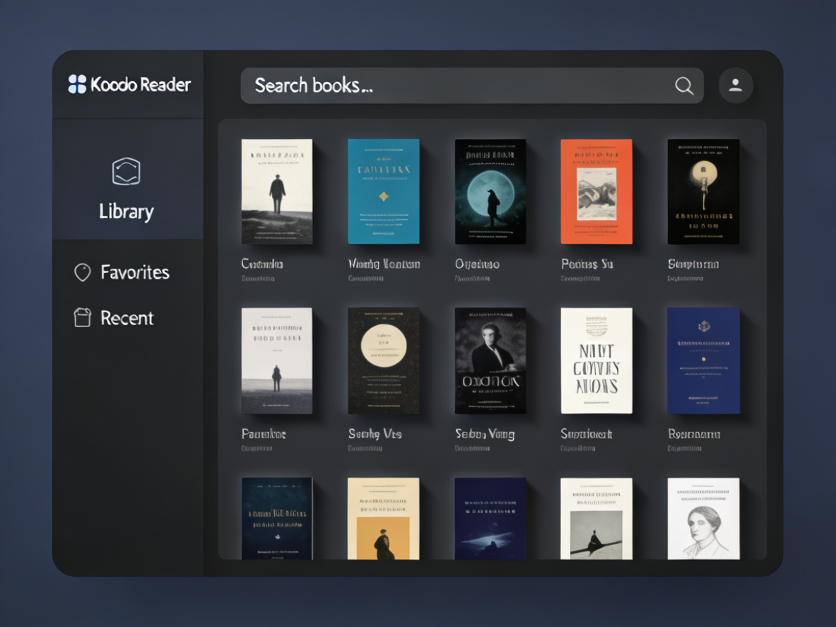 Koodo Reader多格式支持展示 - 支持EPUB、PDF、MOBI等15种格式